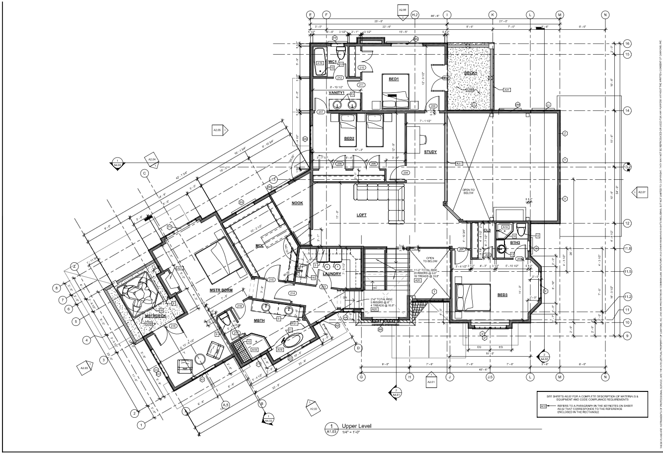 Upstairs Floor Plan